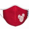 Accessories * | Disney Face Mask Holiday Mickey Mouse Icon Snowflake