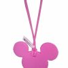 Bags And Totes * | Disney Luggage Bag Tag Mickey Mouse Icon Pink