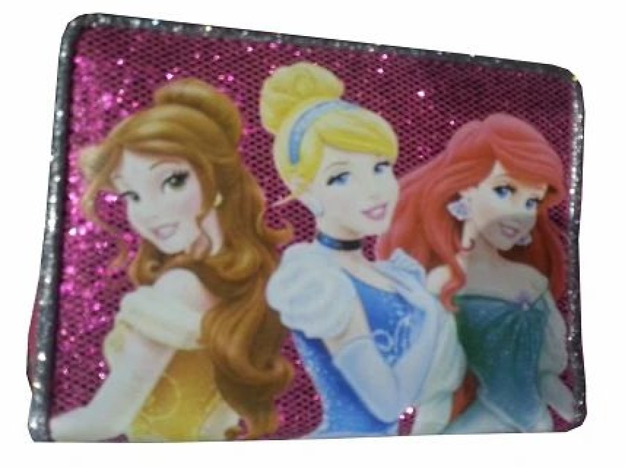 Accessories * | Disney Wallet Princess Glitter Pink