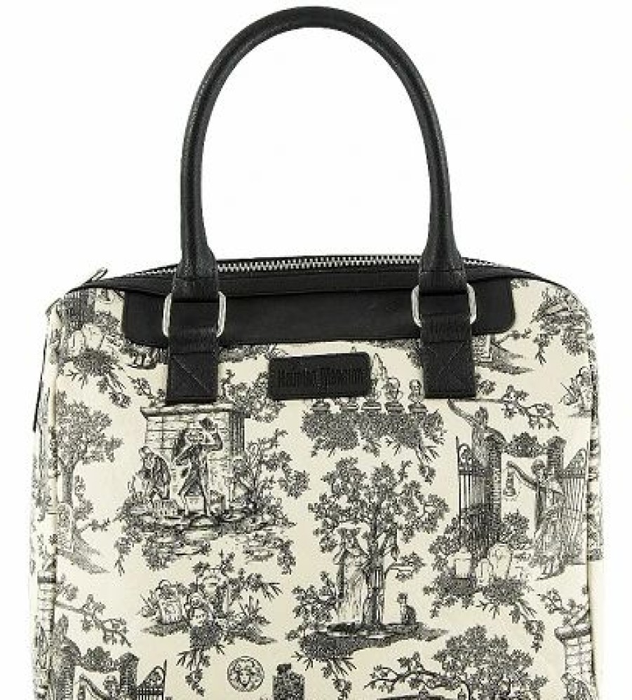 Bags And Totes * | Disney Hand Bag Haunted Mansion Toile Satchel