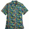 Adult * | Disney Button Up Shirt For Men Pixar World Of Pixar