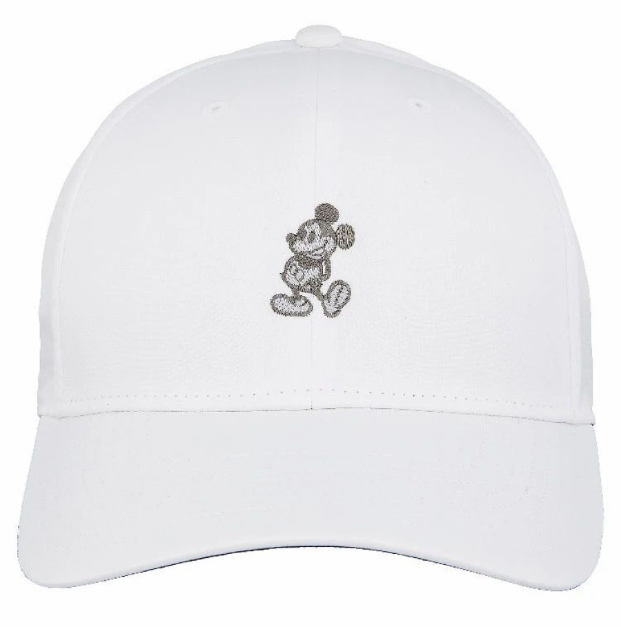 Hats * | Disney Hat Baseball Cap Nike Mickey Mouse Performance White