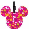 Bags And Totes * | Disney Luggage Bag Tag Tag Character Icons Pink