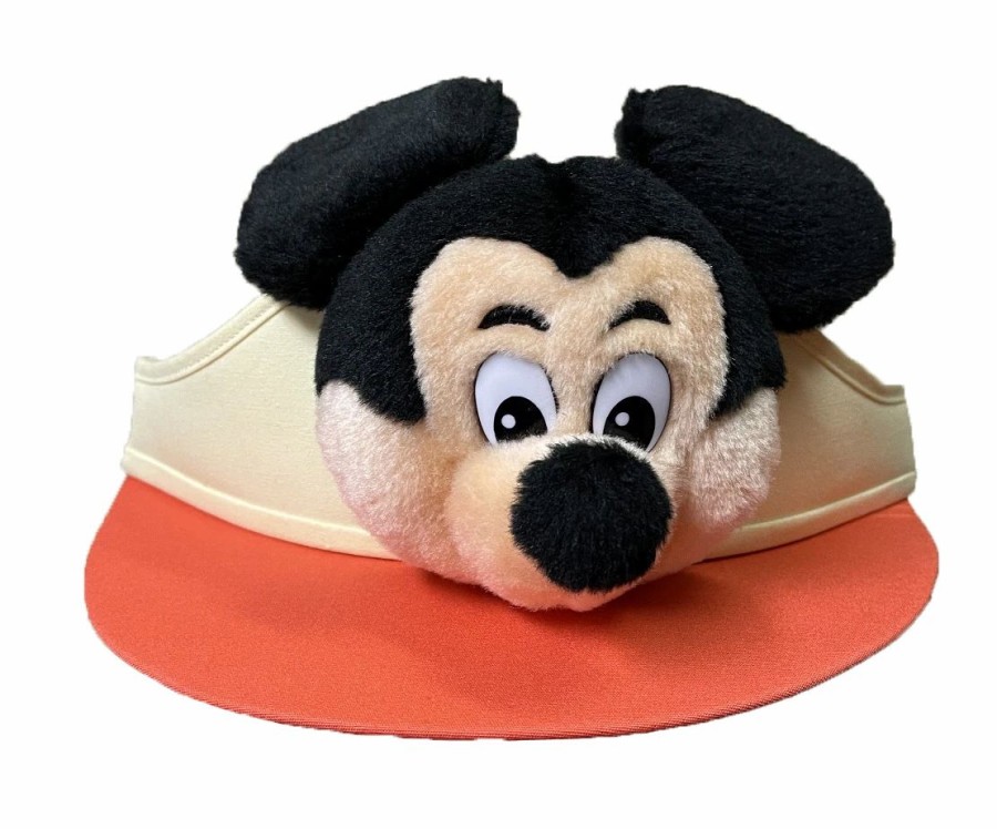 Hats * | Disney Sun Visor Hat Mickey Mouse Vault 50Th