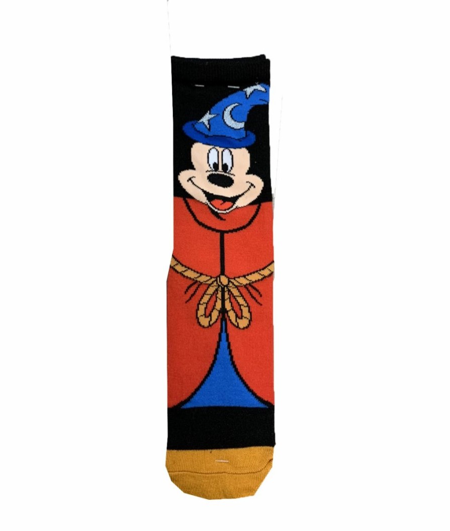 Socks * | Disney Socks For Adults Sorcerer Mickey Mouse