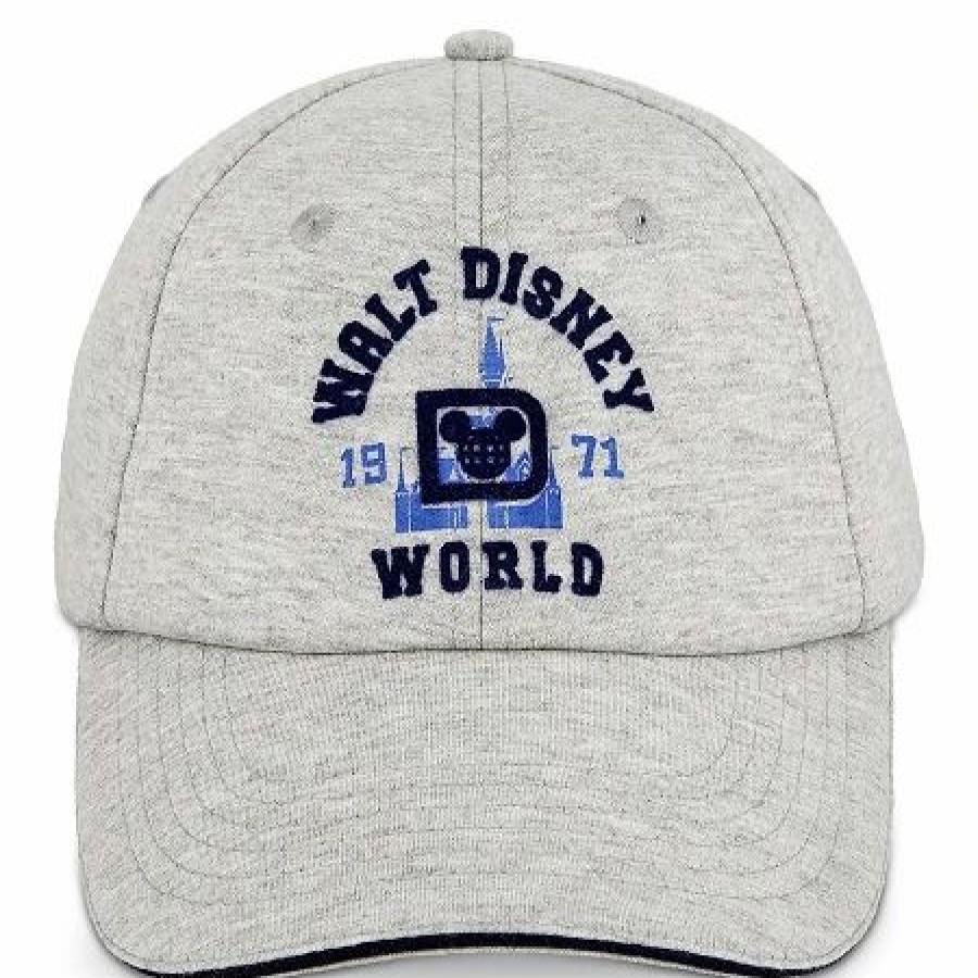 Hats * | Disney Hat Baseball Cap Walt Disney World 1971 Jersey Gray