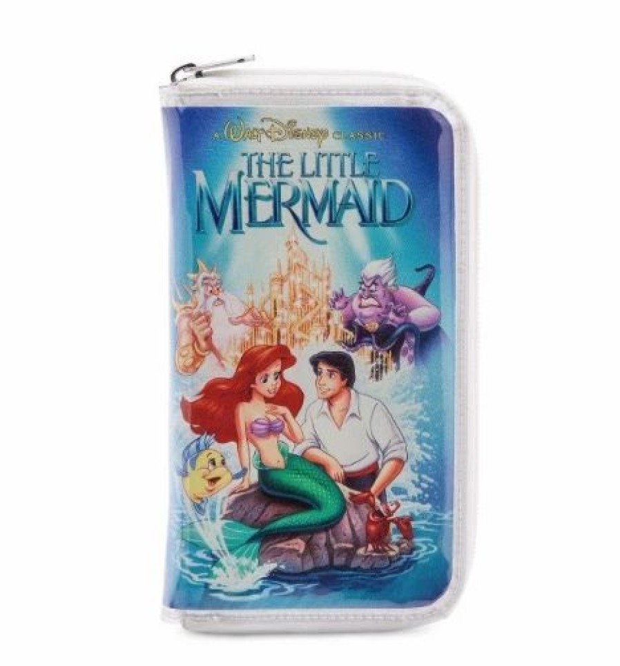 Bags And Totes * | Disney Clutch Bag The Little Mermaid Vhs Case Cover