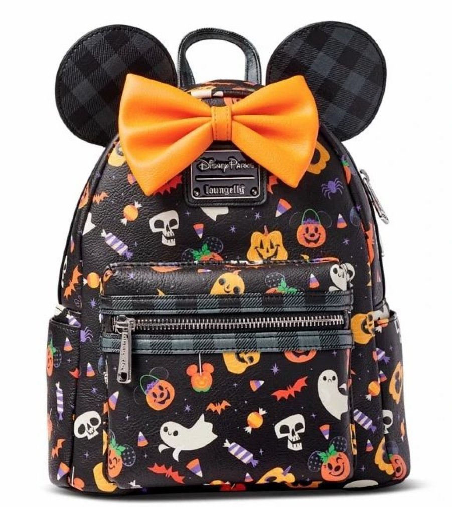 Bags And Totes * | Disney Loungefly Backpack Minnie Mouse Halloween