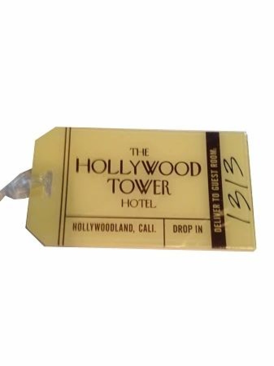 Bags And Totes * | Disney Luggage Bag Tag The Hollywood Tower Hotel