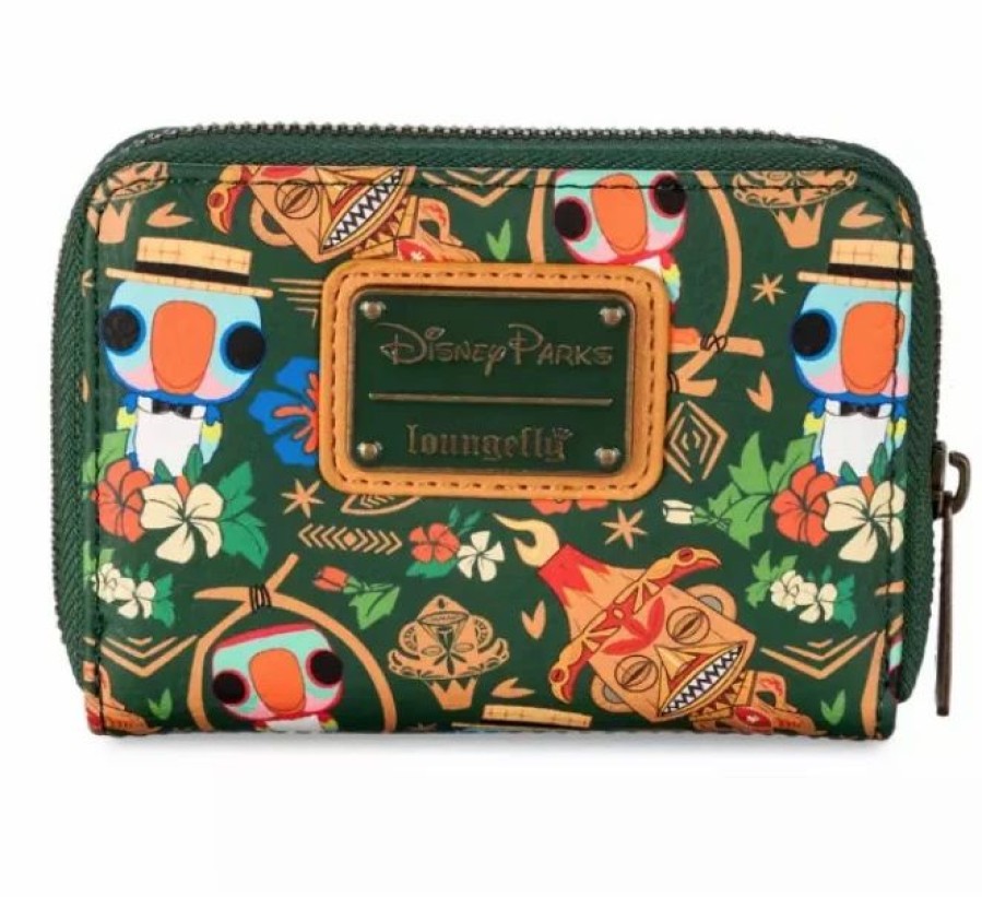 Bags And Totes * | Disney Loungefly Wallet Enchanted Tiki Room