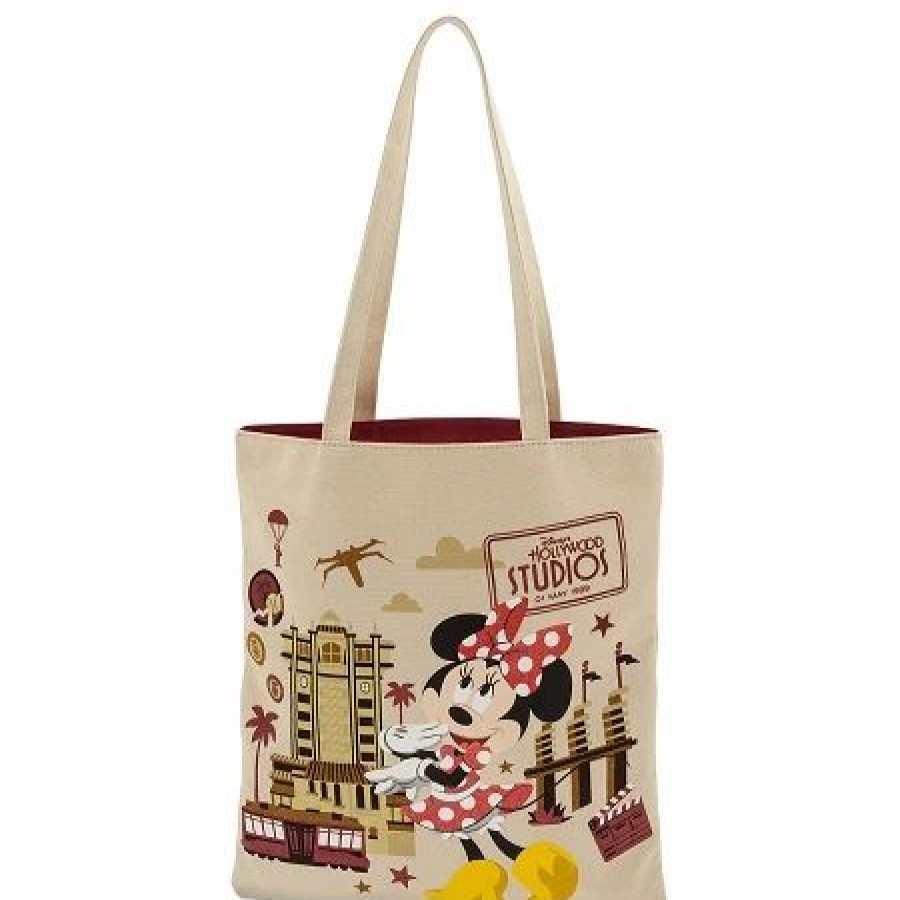 Bags And Totes * | Disney Tote Bag Minnie Mouse Hollywood Studios Canvas