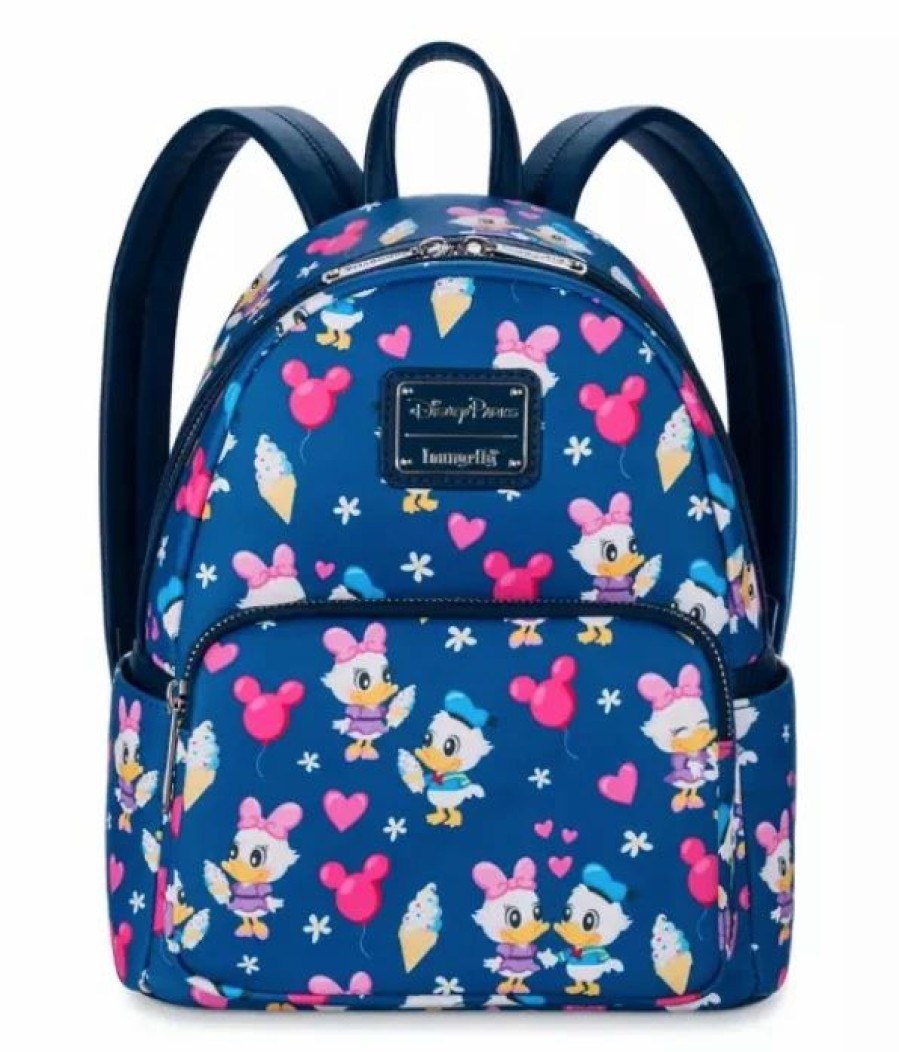 Bags And Totes * | Disney Loungefly Backpack Donald And Daisy Duck "Love"