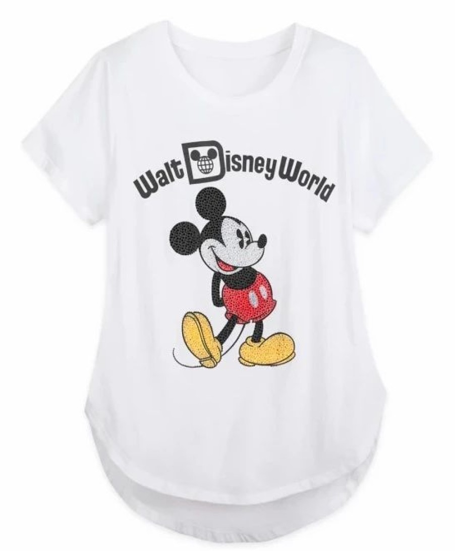 Adult * | Disney Shirt For Women Mickey Fashion Walt Disney World White