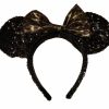 Hats * | Disney Ears Headband Minnie Mouse Leopard Bow