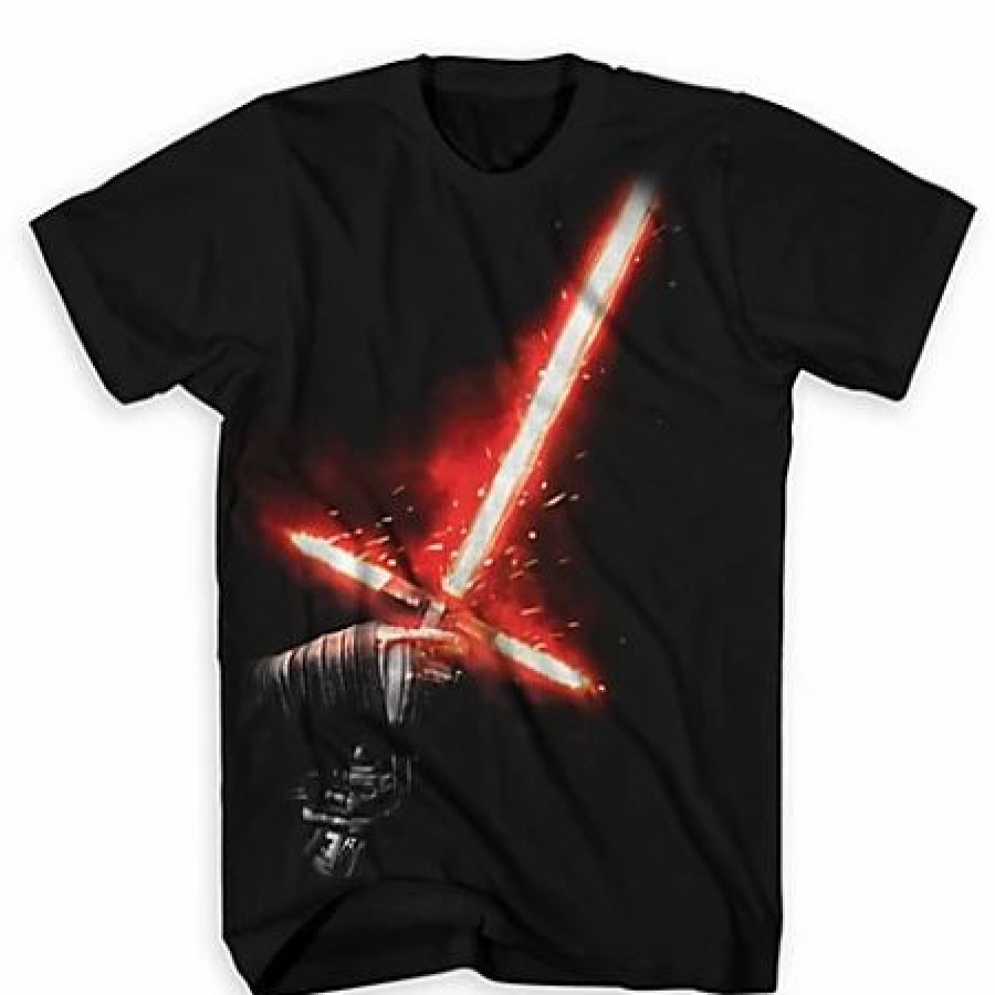 Adult * | Disney Shirt For Men Kylo Ren Lightsaber Tee Star Wars