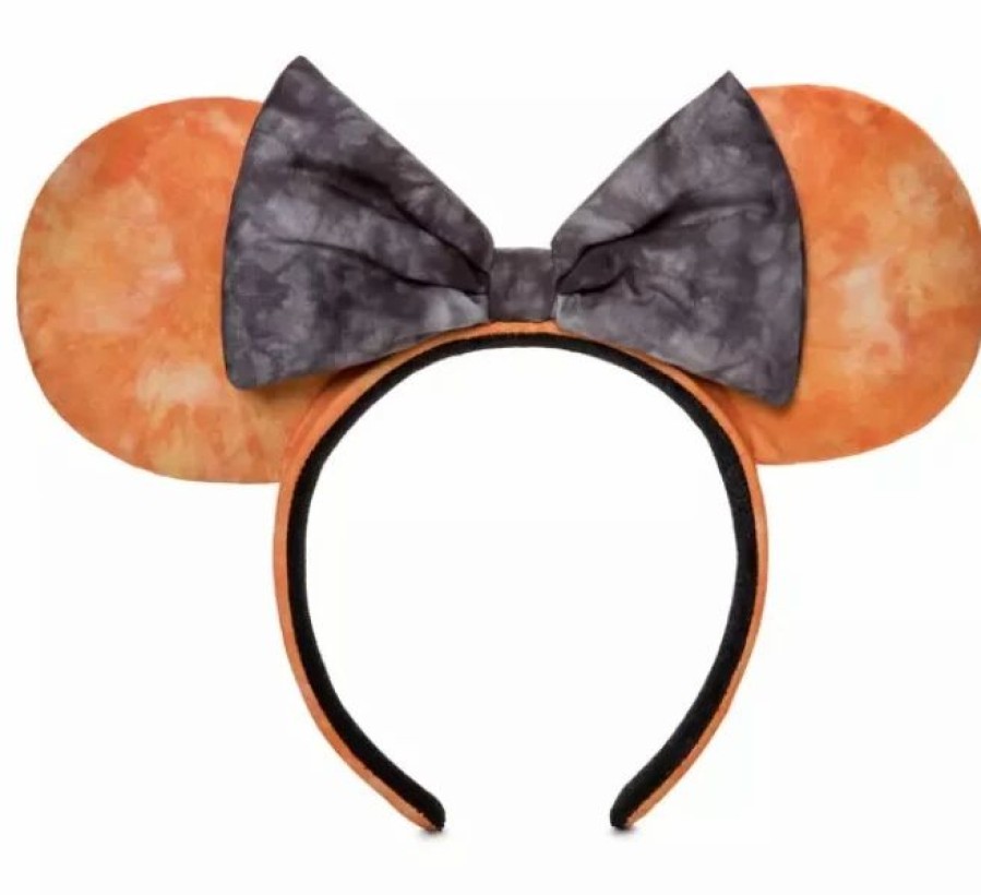 Hats * | Disney Ears Headband 2022 Halloween Orange & Black