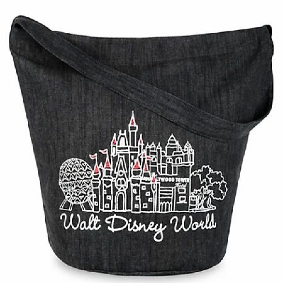 Bags And Totes * | Disney Tote Bag Walt Disney World Castle Canvas