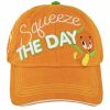 Hats * | Disney Hat Baseball Cap Orange Bird Squeeze The Day