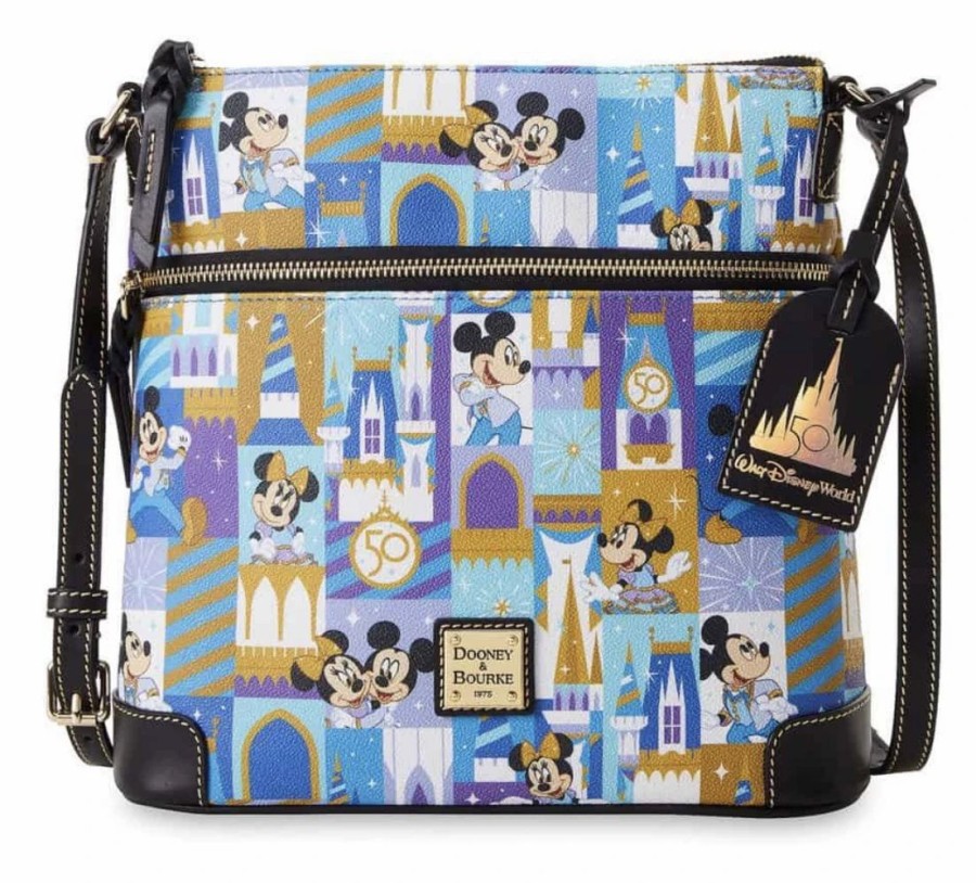 Bags And Totes * | Disney Dooney & Bourke Bag 50Th Anniversary Crossbody