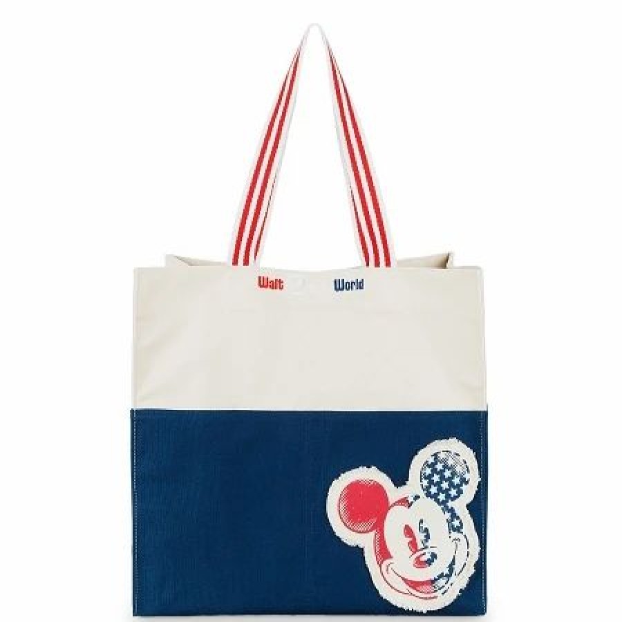 Bags And Totes * | Disney Tote Bag Mickey Mouse Americana Walt Disney World