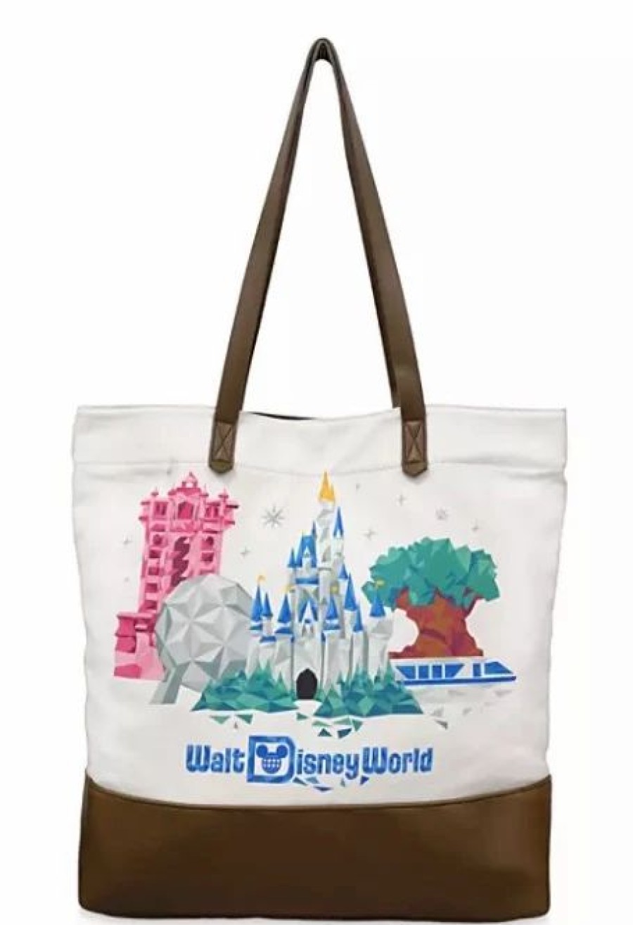 Bags And Totes * | Disney Starbucks Tote Walt Disney World Canvas